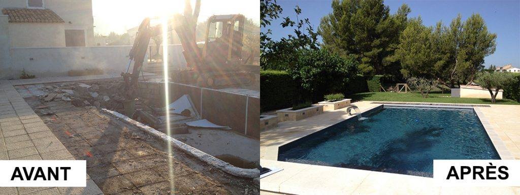 Application d'enduit et étanchéité de piscine