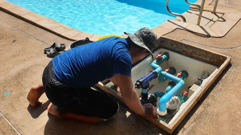 Piscine résidentielle au Maroc